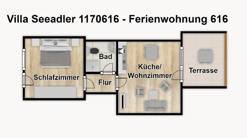 Villa Seeadler Ferienwohnung 616 Ostseebad Ostseebad Binz Exterior foto